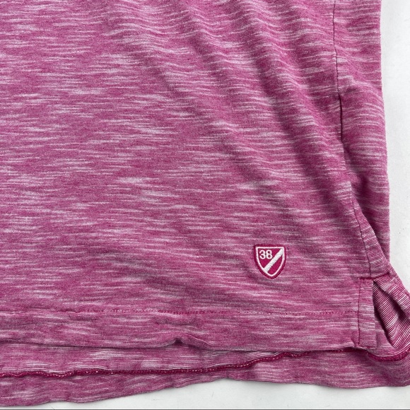 Cremieux Classics Polo Mens XXL Pink Striped Short Sleeve - Picture 6 of 8